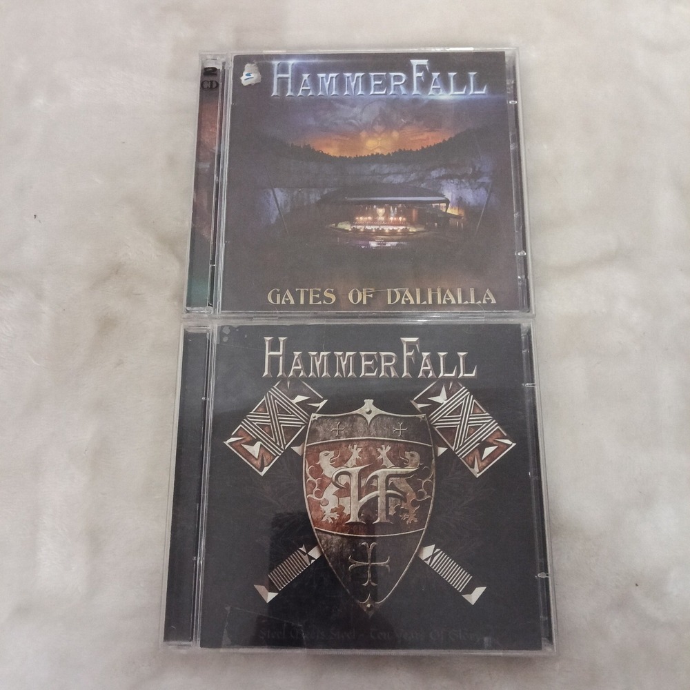 HammerFall CD Lot Gates of Dalhalla & Steel Meets Steel 2-CD Sets Power Metal